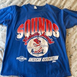 Vintage Nashville Sounds baseball Majestic XL tee shirt